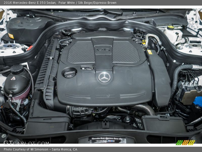 Polar White / Silk Beige/Espresso Brown 2016 Mercedes-Benz E 350 Sedan
