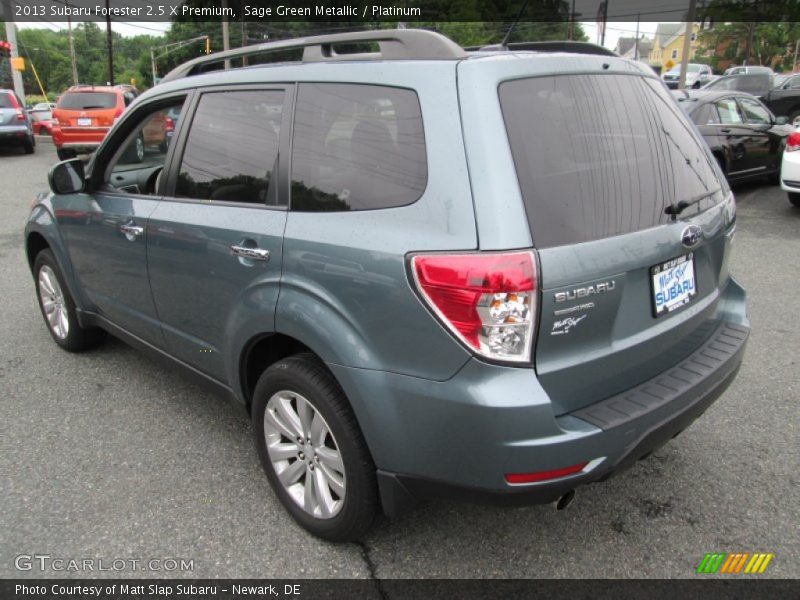Sage Green Metallic / Platinum 2013 Subaru Forester 2.5 X Premium