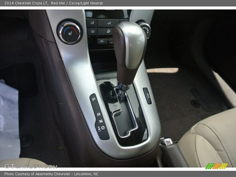 Red Hot / Cocoa/Light Neutral 2014 Chevrolet Cruze LT