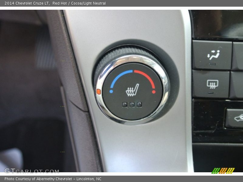 Red Hot / Cocoa/Light Neutral 2014 Chevrolet Cruze LT
