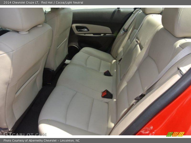 Red Hot / Cocoa/Light Neutral 2014 Chevrolet Cruze LT