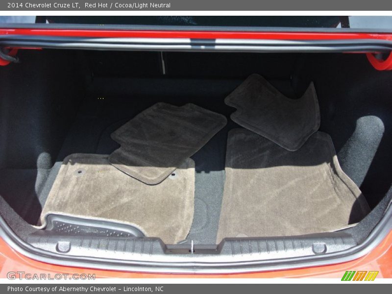Red Hot / Cocoa/Light Neutral 2014 Chevrolet Cruze LT
