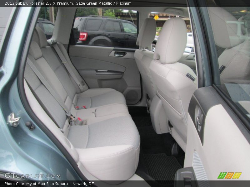 Sage Green Metallic / Platinum 2013 Subaru Forester 2.5 X Premium