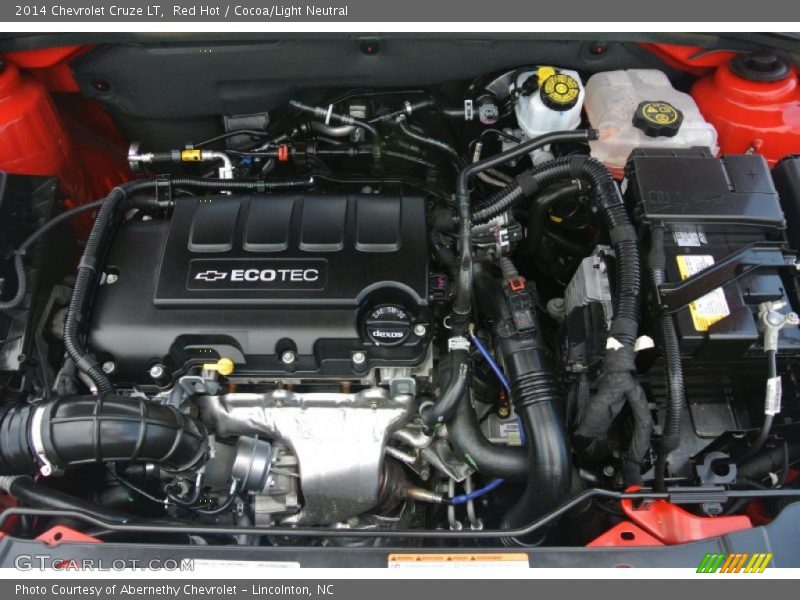 Red Hot / Cocoa/Light Neutral 2014 Chevrolet Cruze LT