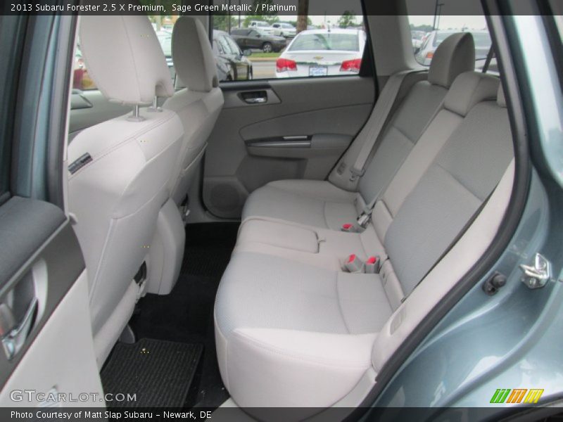 Sage Green Metallic / Platinum 2013 Subaru Forester 2.5 X Premium