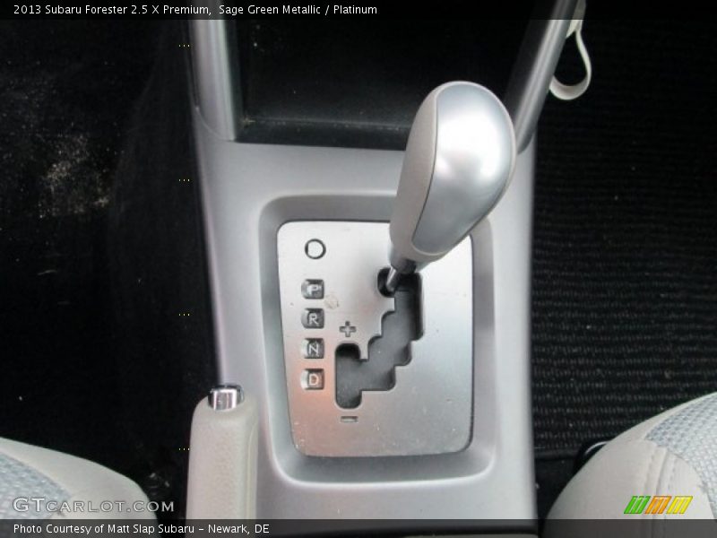 Sage Green Metallic / Platinum 2013 Subaru Forester 2.5 X Premium