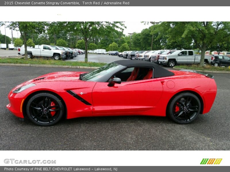 Torch Red / Adrenaline Red 2015 Chevrolet Corvette Stingray Convertible