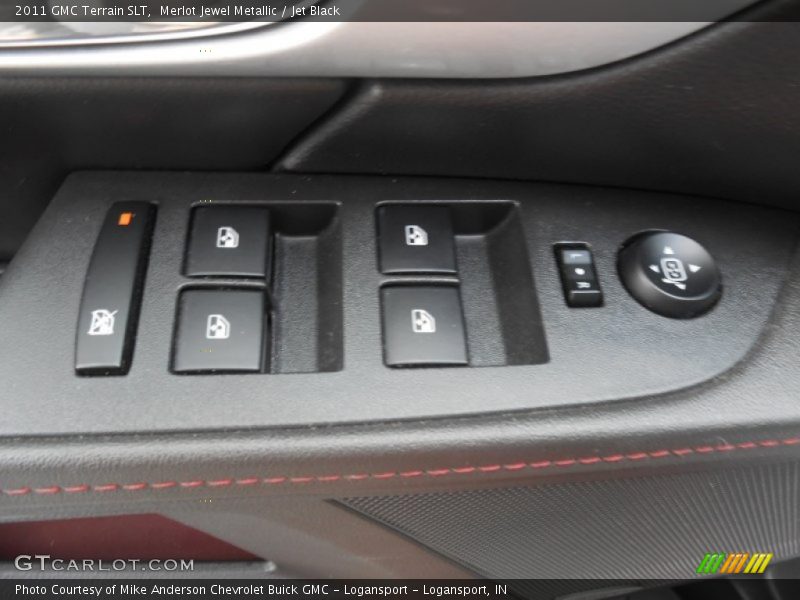 Merlot Jewel Metallic / Jet Black 2011 GMC Terrain SLT