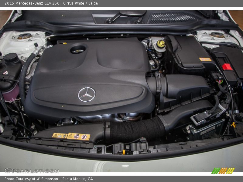 Cirrus White / Beige 2015 Mercedes-Benz CLA 250