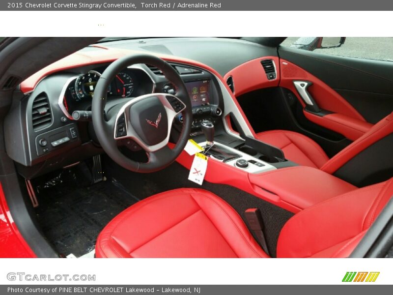 Torch Red / Adrenaline Red 2015 Chevrolet Corvette Stingray Convertible