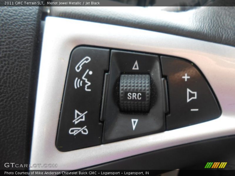 Merlot Jewel Metallic / Jet Black 2011 GMC Terrain SLT