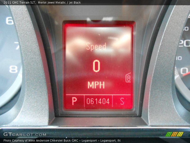 Merlot Jewel Metallic / Jet Black 2011 GMC Terrain SLT