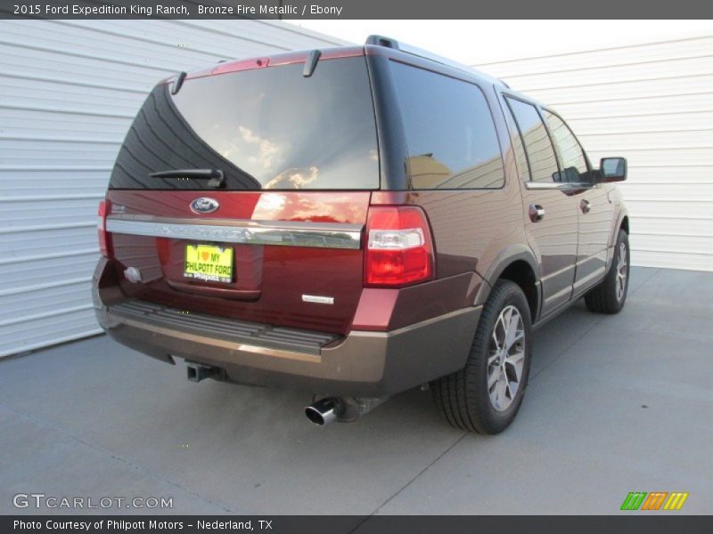 Bronze Fire Metallic / Ebony 2015 Ford Expedition King Ranch