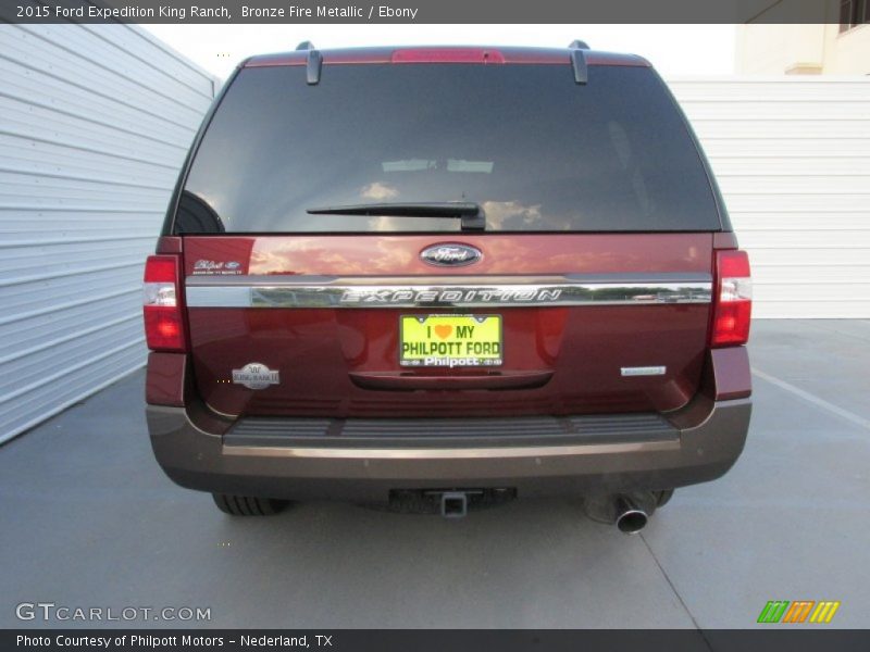 Bronze Fire Metallic / Ebony 2015 Ford Expedition King Ranch