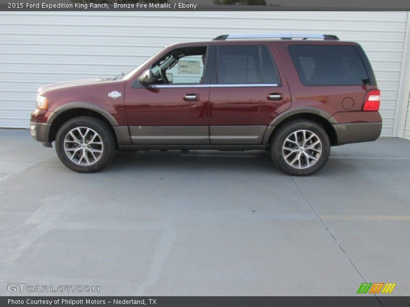 Bronze Fire Metallic / Ebony 2015 Ford Expedition King Ranch
