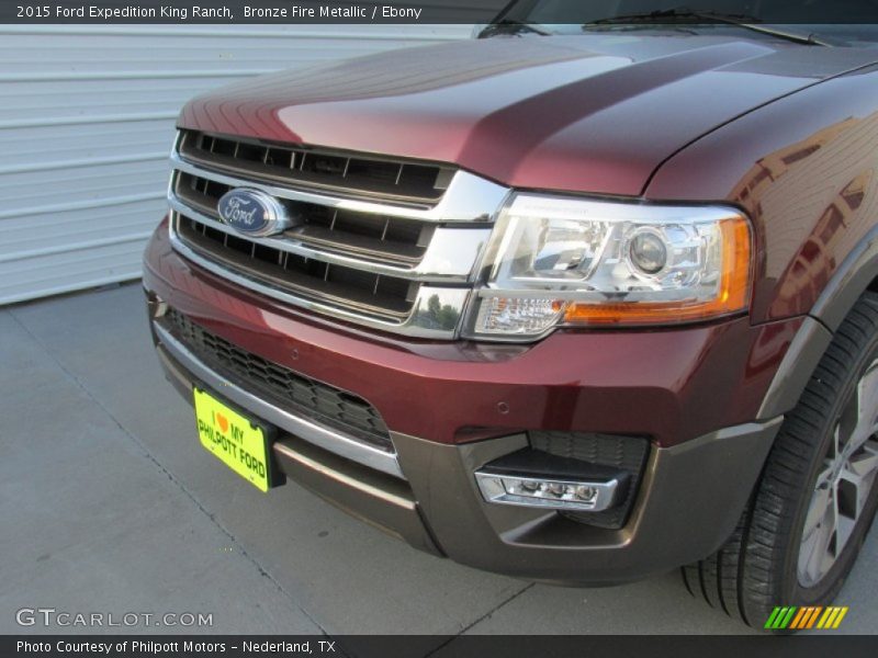 Bronze Fire Metallic / Ebony 2015 Ford Expedition King Ranch