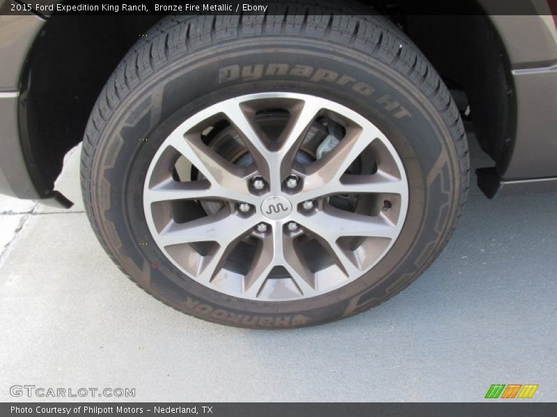 Bronze Fire Metallic / Ebony 2015 Ford Expedition King Ranch