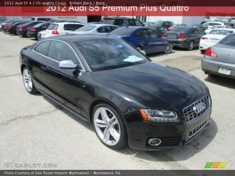 Brilliant Black / Black 2012 Audi S5 4.2 FSI quattro Coupe