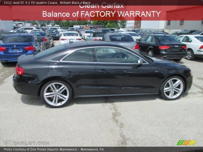 Brilliant Black / Black 2012 Audi S5 4.2 FSI quattro Coupe