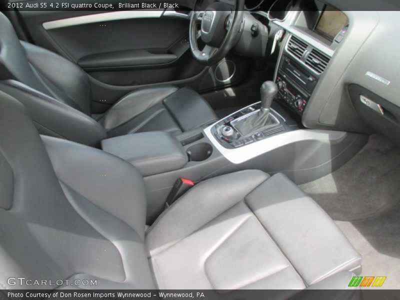 Brilliant Black / Black 2012 Audi S5 4.2 FSI quattro Coupe