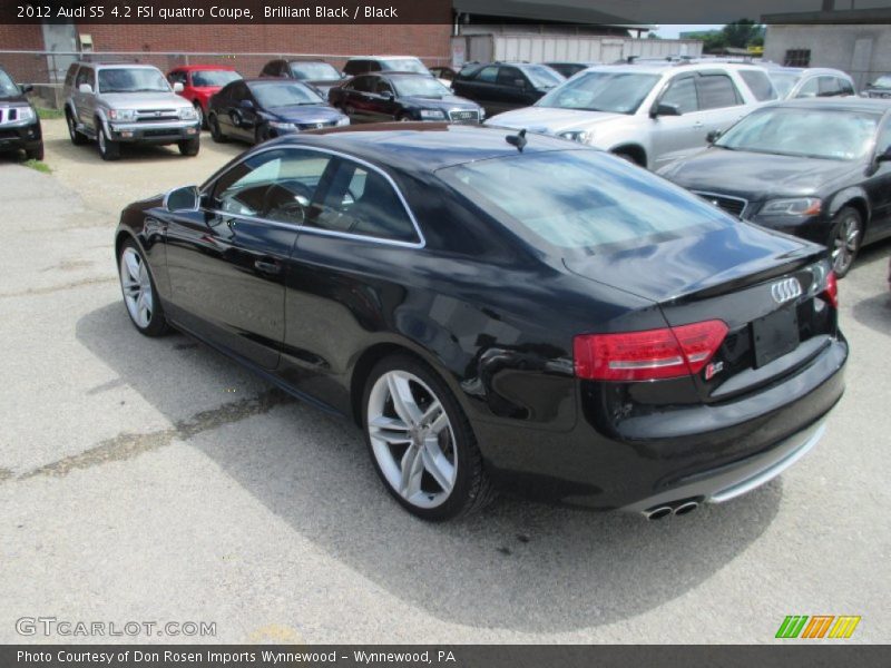 Brilliant Black / Black 2012 Audi S5 4.2 FSI quattro Coupe