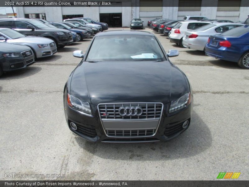 Brilliant Black / Black 2012 Audi S5 4.2 FSI quattro Coupe
