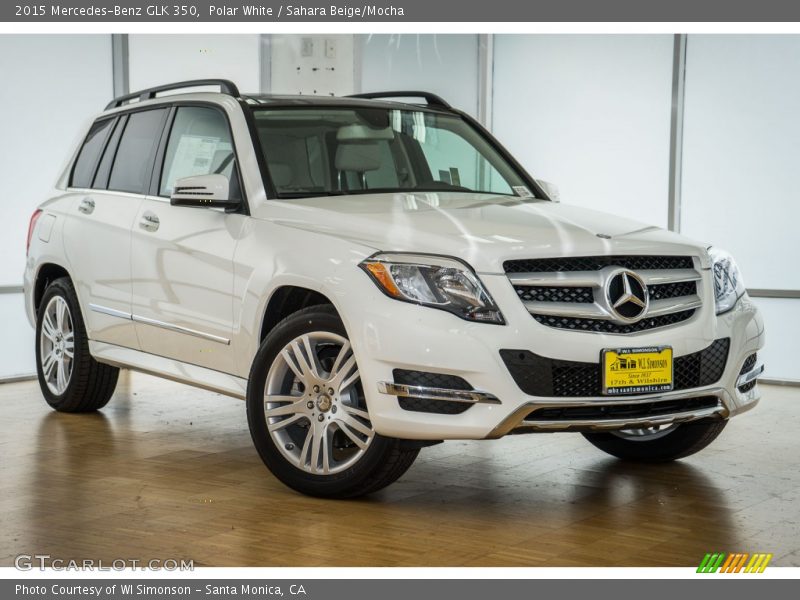 Polar White / Sahara Beige/Mocha 2015 Mercedes-Benz GLK 350