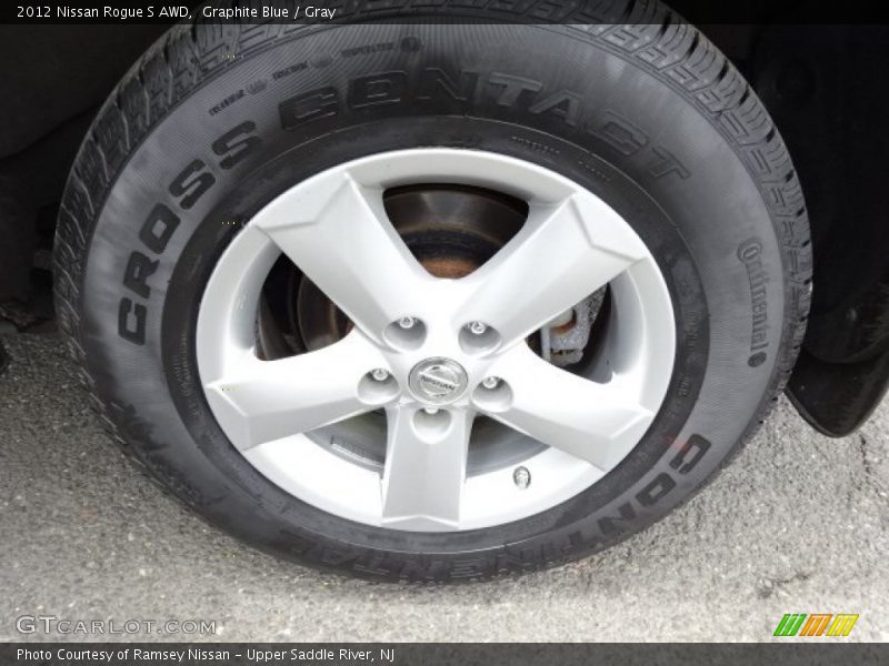 Graphite Blue / Gray 2012 Nissan Rogue S AWD