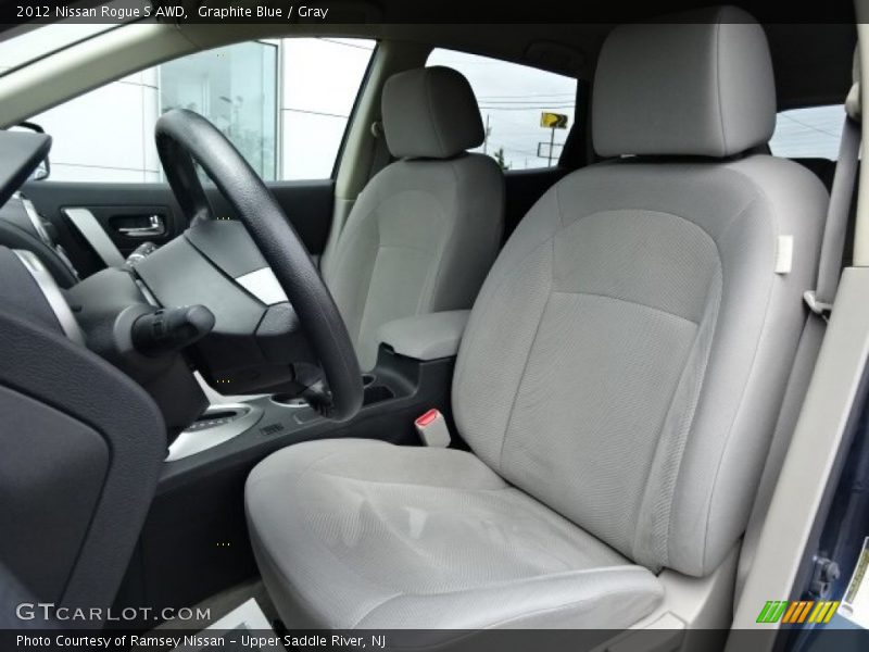 Graphite Blue / Gray 2012 Nissan Rogue S AWD