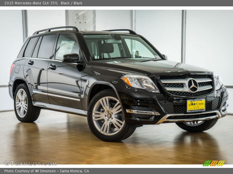 Black / Black 2015 Mercedes-Benz GLK 350