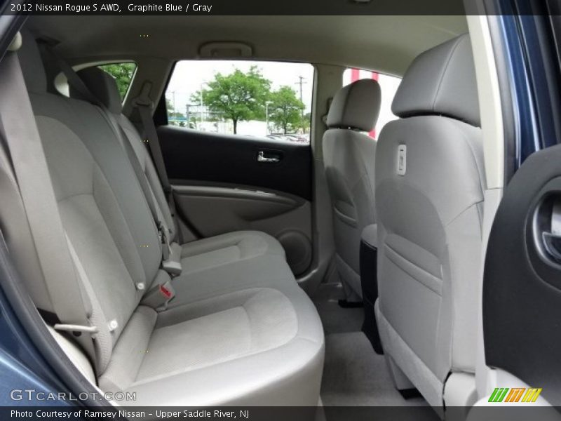 Graphite Blue / Gray 2012 Nissan Rogue S AWD