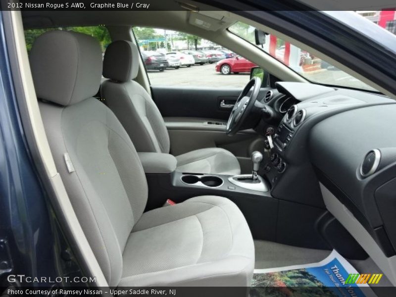 Graphite Blue / Gray 2012 Nissan Rogue S AWD
