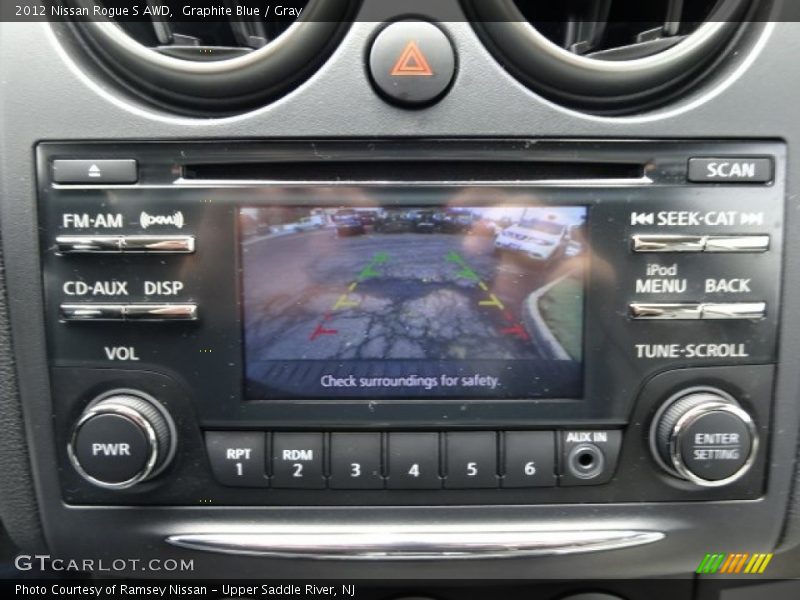 Graphite Blue / Gray 2012 Nissan Rogue S AWD