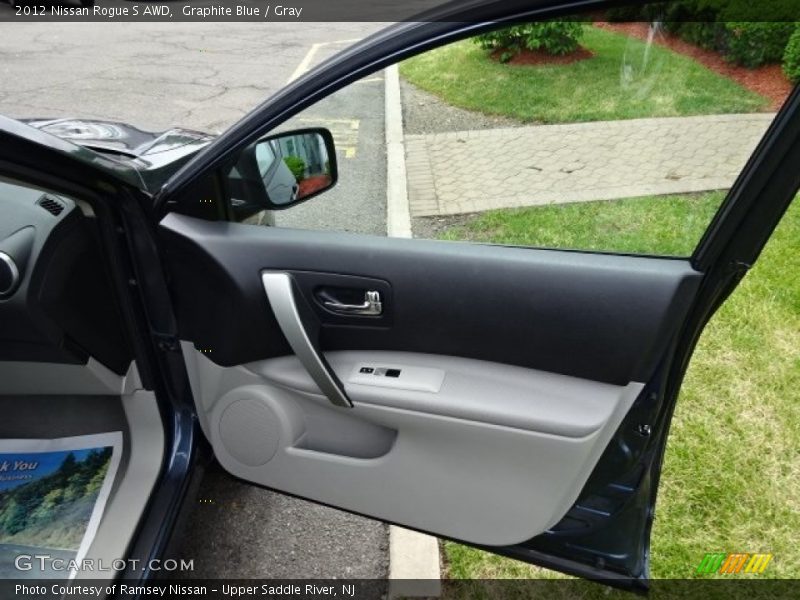Graphite Blue / Gray 2012 Nissan Rogue S AWD