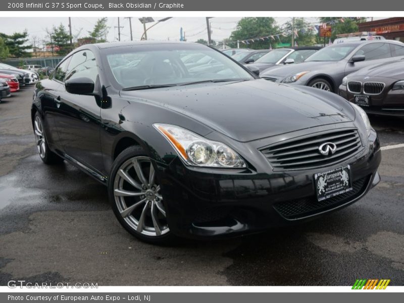 Black Obsidian / Graphite 2008 Infiniti G 37 S Sport Coupe