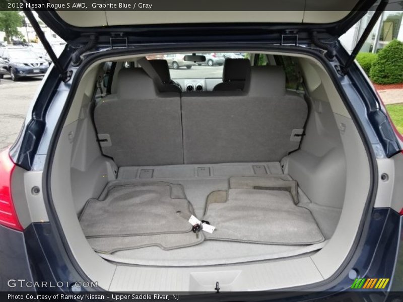 Graphite Blue / Gray 2012 Nissan Rogue S AWD