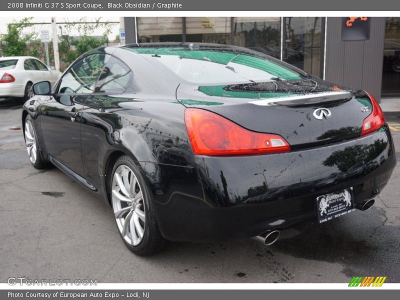 Black Obsidian / Graphite 2008 Infiniti G 37 S Sport Coupe