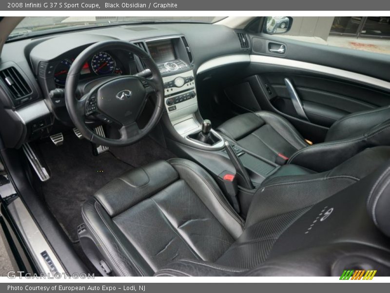  2008 G 37 S Sport Coupe Graphite Interior