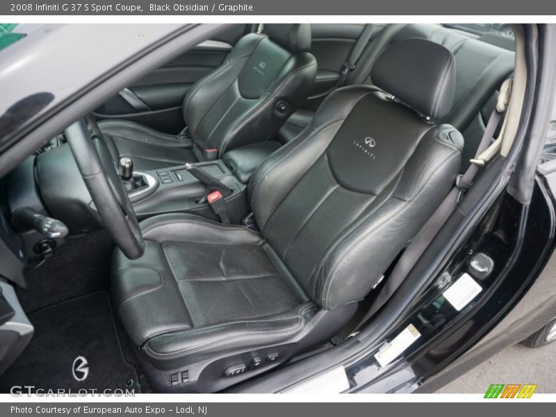 Front Seat of 2008 G 37 S Sport Coupe