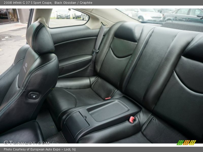 Rear Seat of 2008 G 37 S Sport Coupe