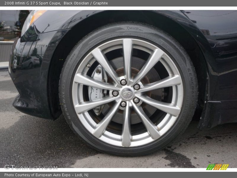 Black Obsidian / Graphite 2008 Infiniti G 37 S Sport Coupe