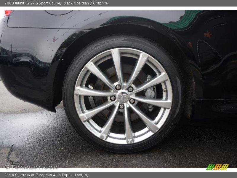 Black Obsidian / Graphite 2008 Infiniti G 37 S Sport Coupe