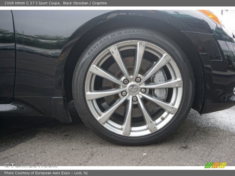 Black Obsidian / Graphite 2008 Infiniti G 37 S Sport Coupe