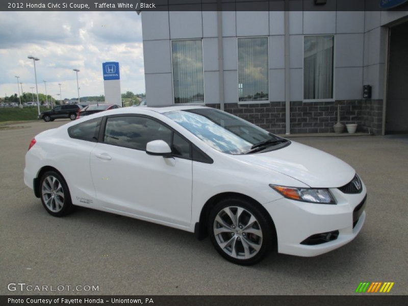 Taffeta White / Black 2012 Honda Civic Si Coupe
