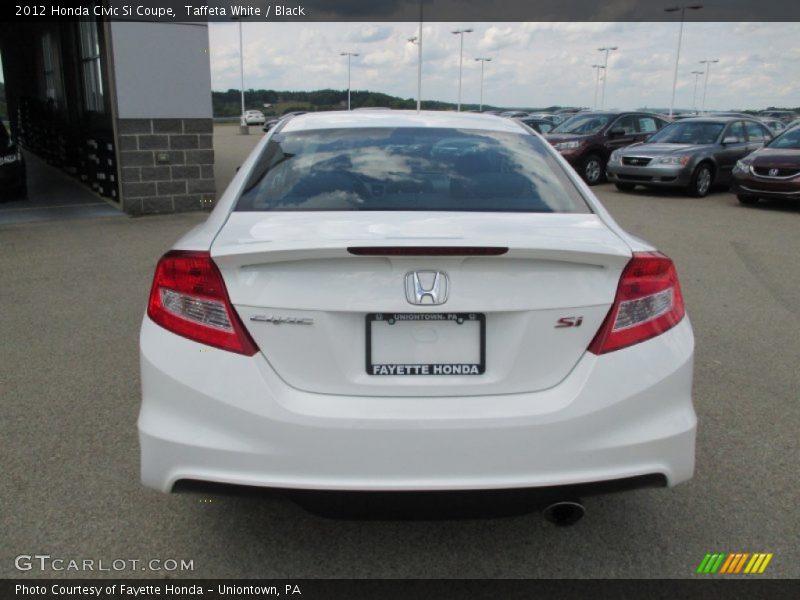 Taffeta White / Black 2012 Honda Civic Si Coupe