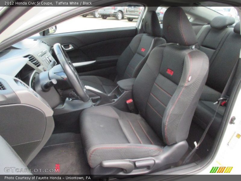 Taffeta White / Black 2012 Honda Civic Si Coupe