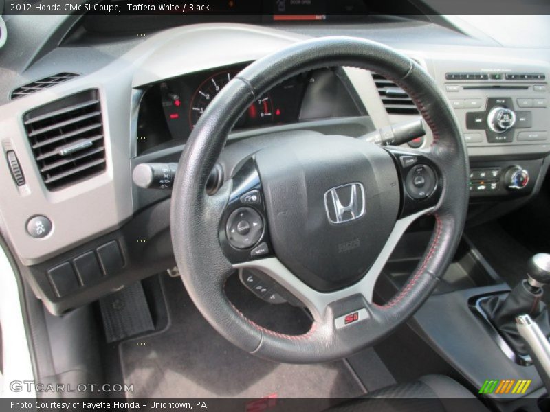Taffeta White / Black 2012 Honda Civic Si Coupe