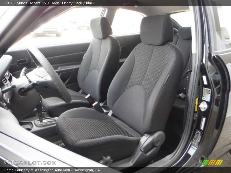 Ebony Black / Black 2010 Hyundai Accent GS 3 Door