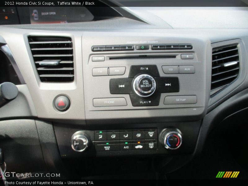 Taffeta White / Black 2012 Honda Civic Si Coupe