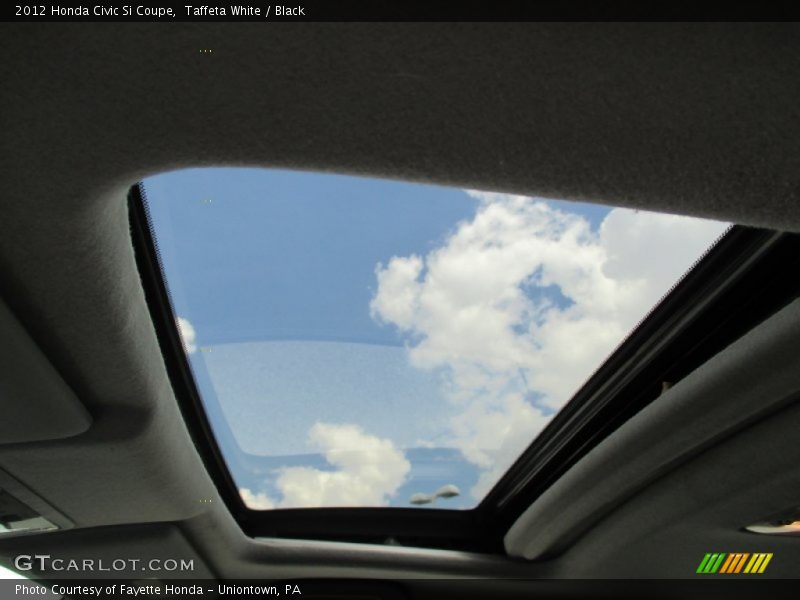Taffeta White / Black 2012 Honda Civic Si Coupe